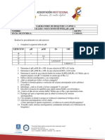 Soluciones buffer, pH y pOH en bioquímica clínica