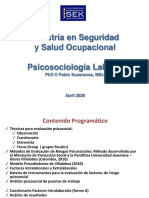 Psicosociología Laboral - Sesión 3