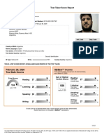 Test Taker Score Report: February 28, 2020 Test Date Scores Scores