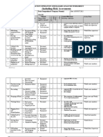 Job Hazard Analysis For Filtration Job)