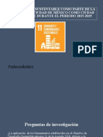 La Movilidad Sustentable Como Parte de La Agenda 2030: Ciudad de México Como Ciudad Sustentable Durante El Periodo 2015-2019