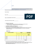 Low Value Grant Proposal: Annex - 2