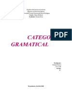 Categoria Gramatical