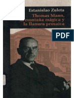 Thomas Mann, La Montaña Mágica y La Llanura Prosaica (PDF Mejorado) by Estanislao Zuleta PDF