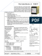 Ficha Técnica Relé APCS - PCM177 PDF