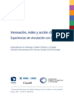FLACSO Ecuador - Innovación, Redes y Acción Climática