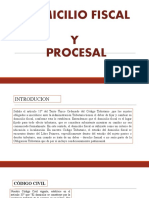 El Domicilio Fiscal y Procesal