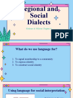 Regional and Social Dialects - H&W