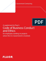 Code of Business Conduct and Ethics: A Supplement To Fluor's