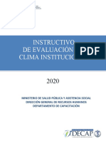 Instructivo Clima Laboral 2020