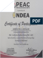 Peac Cert PDF