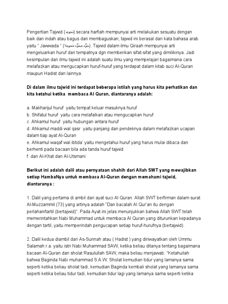 Tajwid Pdf