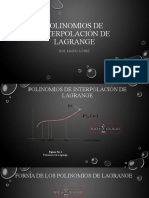 3.1 Polinomios de Lagrange