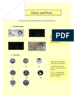 UK currency and prices