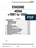 Pajero FSM Printed-1990 Engine 4d56-25-Diesel PDF