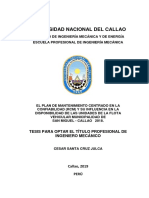 Tesis Ing mec Sta Cruz . El plan de mantto RCM, UNAC, Callao, Perú