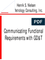 Communicating Functional Requirements GD & T
