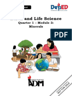 Earth and Life Science: Quarter 1 - Module 3: Minerals