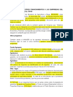 Reactiva Perú y Otros Financiamientos A Las Emprresas Del Sector Agro Ante El Covid