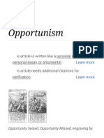 Opportunism - Wikipedia PDF