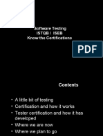 Software Testing Istqb / Iseb Know The Certifications
