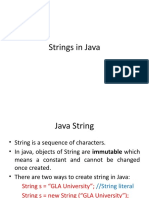 Java String Methods and Abstract Class