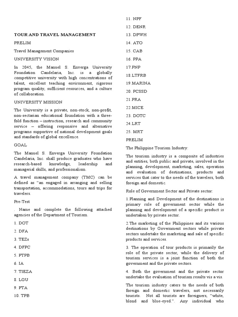 Travel Management Companies PDF Travel Agency Travel Visa