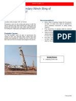 Snapping of Secondary Winch Sling of Hydraulic Rig MAIT: Incident Details