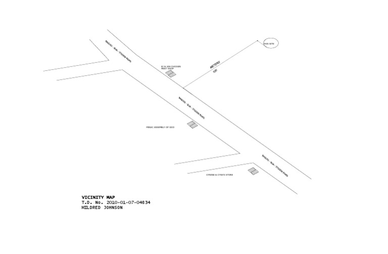 Vicinity Map for EJ & Jan Chicken Shop | PDF