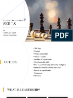 Leadership Skills: BY Imitini, Elo Merit (Project Engineer)