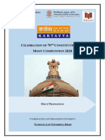 Moot Proposition - 70th Constitution Day PDF