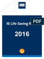 16 Life Saving Rules 2016 Booklet