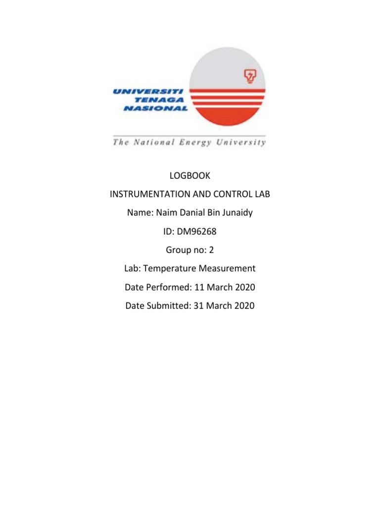 Logbook For Temperature Measurement PDF | PDF | Thermometer | Humidity