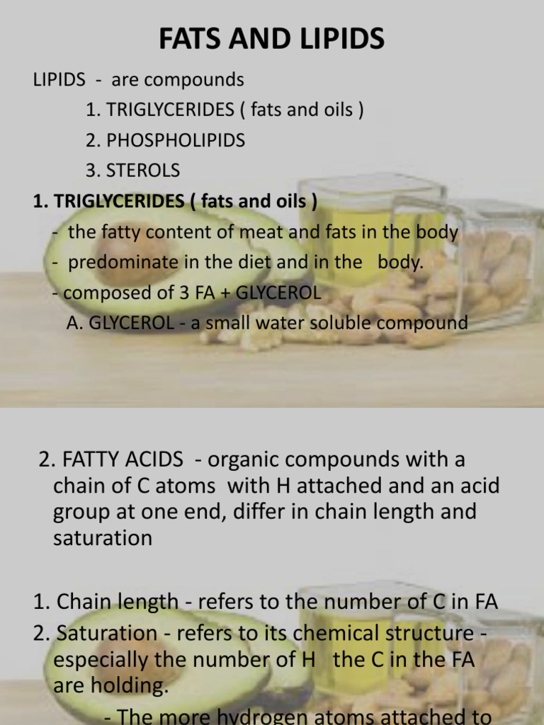 Understanding Fats: Types and Effects | PDF | Fat | Saturated Fat