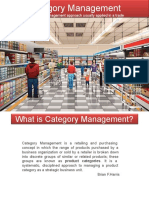 Category Management Approach Usually Applied in A Trade Chain