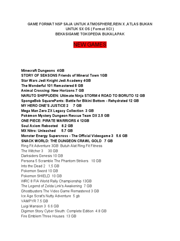 Game Nintendo Switch CFW | PDF | Pokémon | Nintendo