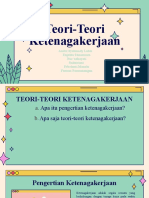 Teori Ketenagakerjaan