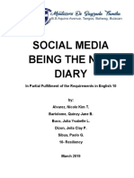 Social Media Being The New Diary