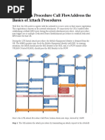 Lte Attach Procedure Call Flowaddress The Basics of Attach Procedures