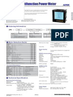 Multifunction Power Meter: Description