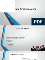 Cross Cultural Communication