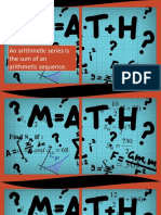 An Arithmetic Series Is The Sum of An Arithmetic Sequence