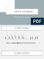 Sequence and Series: With Mathematical Induction