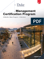 Product Management Certification Program: 6 Months - Base Program + 3 Electives