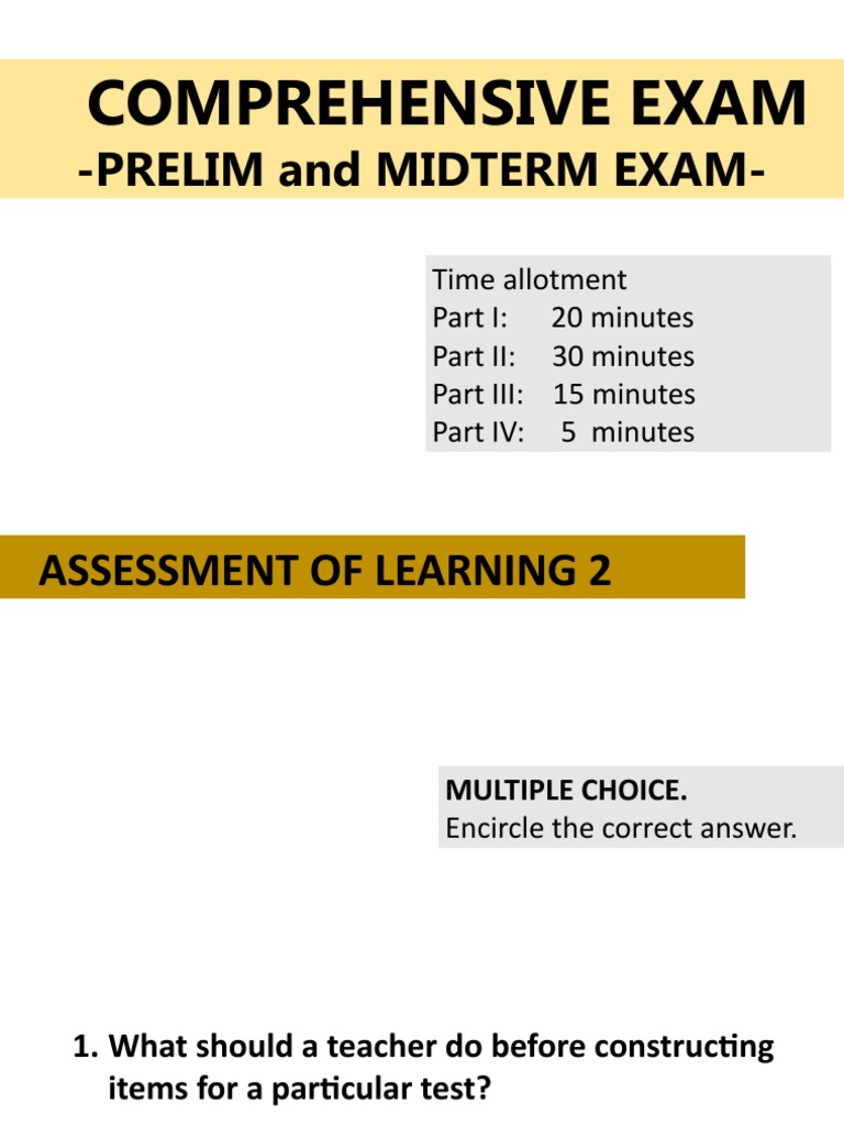Educ Compre Exam 2020 | PDF | Test (Assessment) | Multiple Choice