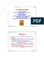 XX. Database Design: Databases