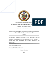 Proceso metodológico para la práctica de aeróbicos