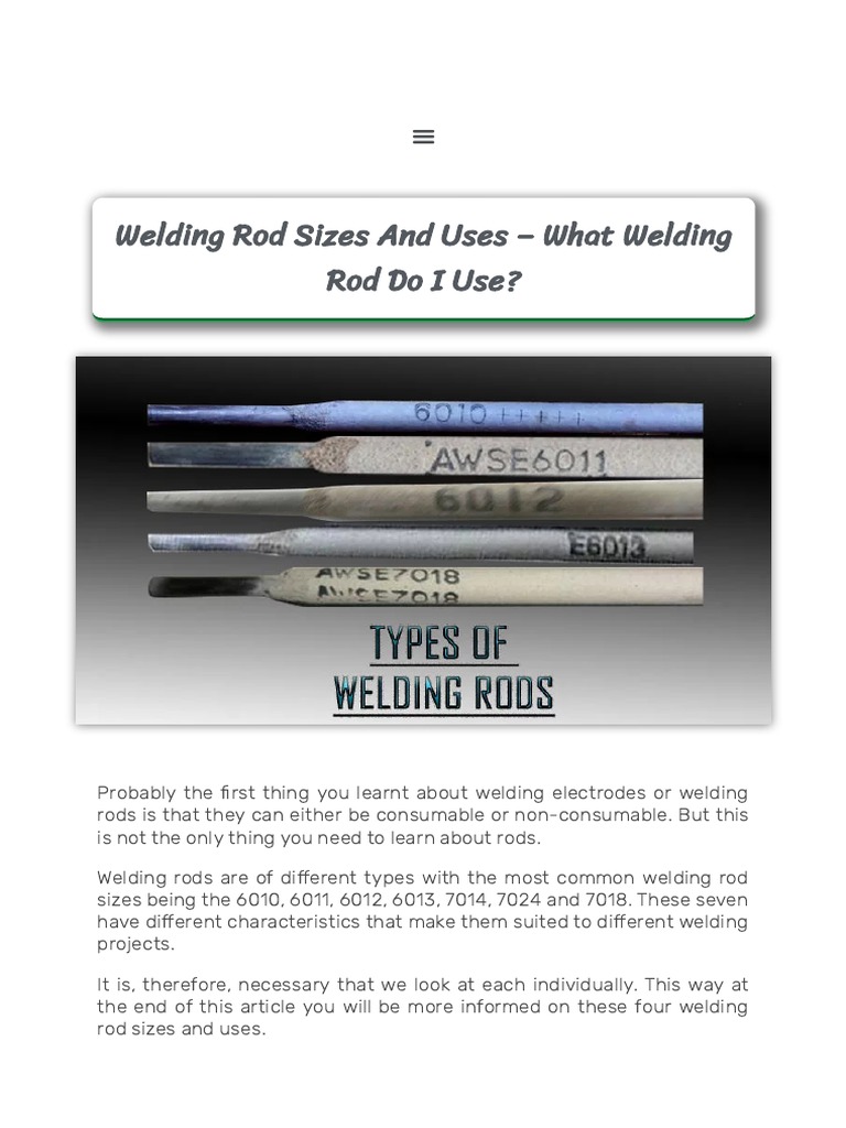 Pages From Welding Rod Sizes and Uses What Welding Rod Do I Use Tool FAQs PDF