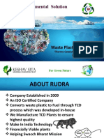 Rudra Environmental Solution (India) LTD: Waste Plastic To Poly Fuel