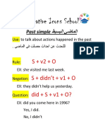 Past Simple and Past Continuous in Arabic